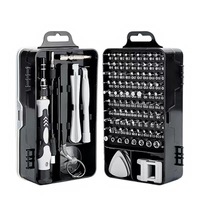 Kit d'outils de réparation professionnel de précision, jeu de tournevis de 115 pièces, outil de réparation de démontage de console de jeu de montre