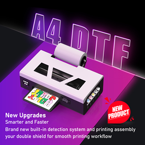 New FREE SHIPPING US Warehouse 21cm L800 <b>Mini</b> Heat Transfer Digital Inkjet DTF <b>Printer</b> for T-Shirts with Oven - Product Image 1