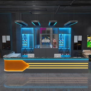 <span class=keywords><strong>Comptoir</strong></span> d'accueil LED personnalisable pour usage professionnel dans les hôtels, les gymnases, les salons, les bars et les magasins de détail - Product Image 5