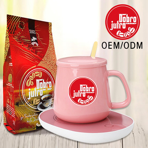 Özel Logo akıllı isıtma pedi sıcaklık kontrolü 55 derece seramik ısıtmalı kahve kupa elektrikli şarj kupa ısıtıcı - Product Image 3