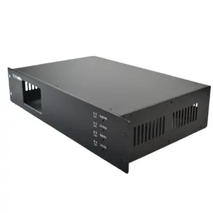 High Quality 2.5U Aluminium Chassis Case Box Amplifier Power Audio Controller Metal Cabinet