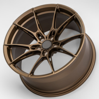 Jantes WHEELBOSS, directement de l'usine, jantes pour voitures particulières, jantes bronze décalées, PCD 5x112