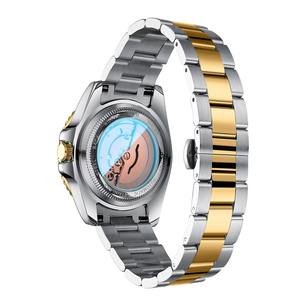 Drioshipping Montre-bracelet mécanique automatique de luxe pour hommes 18mm en alliage d'acier inoxydable Logo personnalisable Calendrier Mode - Product Image 6