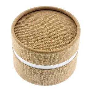 Brown yellow hemp coated small paper tube, <b>gift</b> <b>box</b>, customizable according to needs - Product Image 6