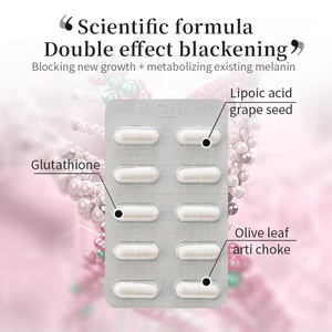 Marque privée Gluta de collagène plus Glutathion de vitamine C Capsules pour le blanchiment rapide de la peau Produits de beauté en fibres alimentaires pour adultes - Product Image 4