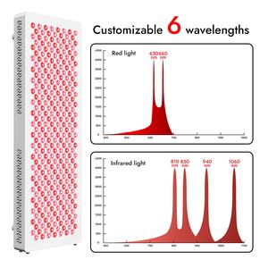 AptRedLight T-Series 630nm 660nm 810nm 850nm 940nm 1060nm Comprimento de onda Red <span class=keywords><strong>Light</strong></span> <span class=keywords><strong>Therapy</strong></span> Dispositivo Painel Cama para Corpo Inteiro - Product Image 4