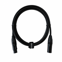 Câble de microphone XLR mâle-femelle OEM RH-X077 avec blindage spiralé, gaine en PVC, conducteur en cuivre sans oxygène