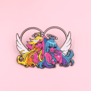 Tùy chỉnh kim loại <span class=keywords><strong>pin</strong></span> huy hiệu bán buôn nhà máy tùy chỉnh kim loại mềm cứng men huy hiệu - Product Image 1