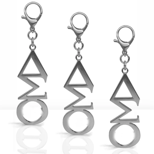 Llavero con Colgante para Bolso DST Delta Sigma, Letra del Alfabeto en Metal Dorado, Llavero de Acero Inoxidable 316L Theta - Product Image 4