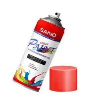 Sanvo оптовая продажа OEM граффити спрей краска Белый Черный обычный цвет для дерева керамический спрей любой цвет на заказ спрей краска