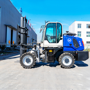 משלוח חינם שטח קשה מלגזה 3 טון כדי 6 טון כל השטח מלגזה שטח חדש קשה מלגזה מופעל על ידי מנוע דיזל - Product Image 3