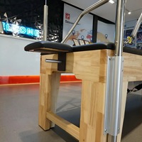 Máquina de Ejercicio Reformer Pilates Cadillac MJD M201A de Madera de Roble Macizo Ajustable para Uso Comercial y en Gimnasios Domésticos