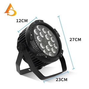 Luces de Escenario Personalizables DMX512 IP65 Impermeables, 18 Piezas de 10w RGBW 4en1, Luz LED Par para Bodas y Fiestas - Product Image 5