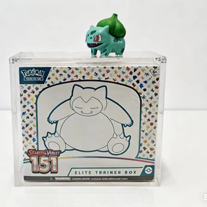 High Quality Clear Acrylic 151 Elite Trainer Box <b>Protector</b> Transparent Game <b>Cards</b> Display Case Recyclable Collectibles Gift 5mm - Product Image 1