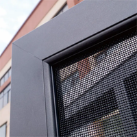 RG90.7 Puerta y ventana Pantalla deslizante Ventana Aislamiento térmico personalizado Aleación de aluminio Ventana corredera con mosquitera