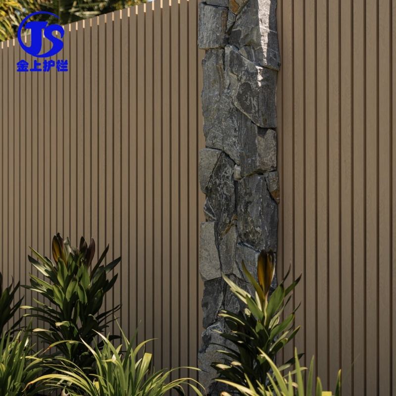 Modern Decorative Aluminium Vertical Blade Fence 6063 Alloy Vertical ...