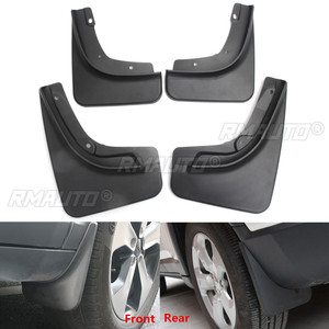 4 Pièces Garde-boue Auto en Plastique Noir Moulé Avant et Arrière pour Jeep Compass 17-18 - Product Image 3