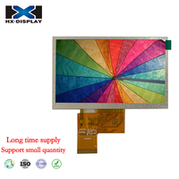 Modul LCD 5 Inci TFT LCD Innolux 480*272 IC Driver ILI6480 Antarmuka RGB Layar Tampilan 5 Inci