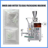 Machine d'emballage automatique de sachets de thé avec pesage et remplissage de précision pour sachets intérieurs et extérieurs