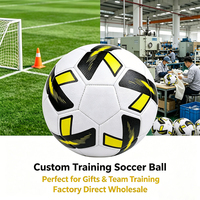 Ballon de football Aiju personnalisé avec logo en PVC, cousu à la machine, taille 5, football professionnel, vente en gros, OEM, Balones De Futbol