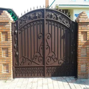 Circuit intégré Original Stock portes pliantes en fer forgé <span class=keywords><strong>portail</strong></span> de jardin - Product Image 1