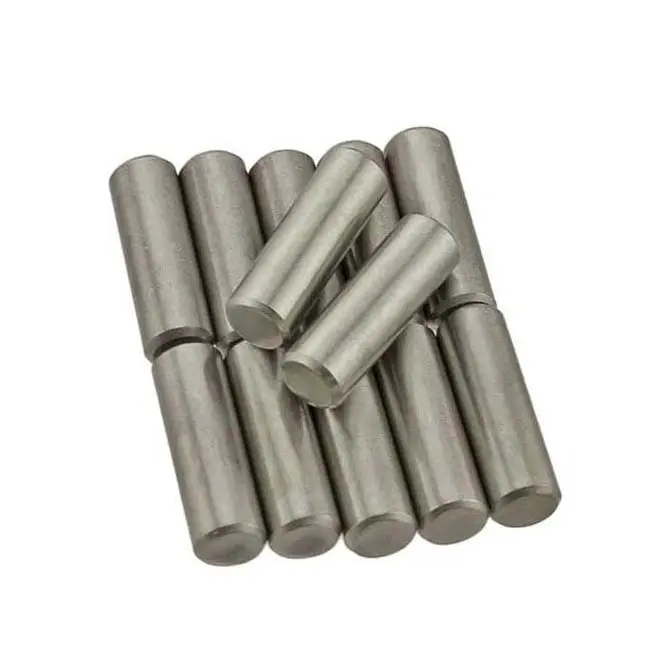 Fornitore della cina formato su misura in titanio in acciaio inox parallelo spine Filettatura Interna cerniera pin cilindrico tassello perni
