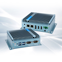 Mini-ordinateur industriel sans ventilateur avec double Ethernet et RS232, PC embarqué à châssis compact