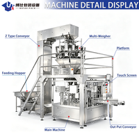 Machine d'emballage et de conditionnement multi-têtes 14 têtes pour sachets à fermeture éclair, destinée aux raisins, cignes, raisins secs, aliments, snacks et granulés