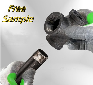 Chất lượng cao 3/4 inch đen dễ uốn sắt giảm TEE fip FM Bull Head ống dẫn Phụ kiện dầu khí ống phụ kiện đường ống - Product Image 4