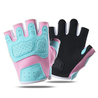 Gants de cyclisme ARTIVA personnalisés avec logo, en fibre de nylon, demi-doigts, antidérapants, respirants et rembourrés pour la pratique du VTT et les sports de plein air