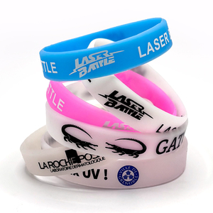 Pulsera Elástica de Silicona Personalizada con Mensaje o Logotipo, Sin Pedido Mínimo, Muestra Gratuita, OEM, Económica - Product Image 3