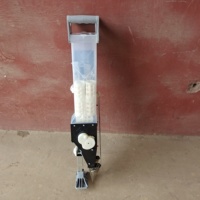 Semoir manuel à maïs et fertiliseur SX HL-2, facile à utiliser, mini-semoir à deux barils à levage et poussée manuels, haute productivité
