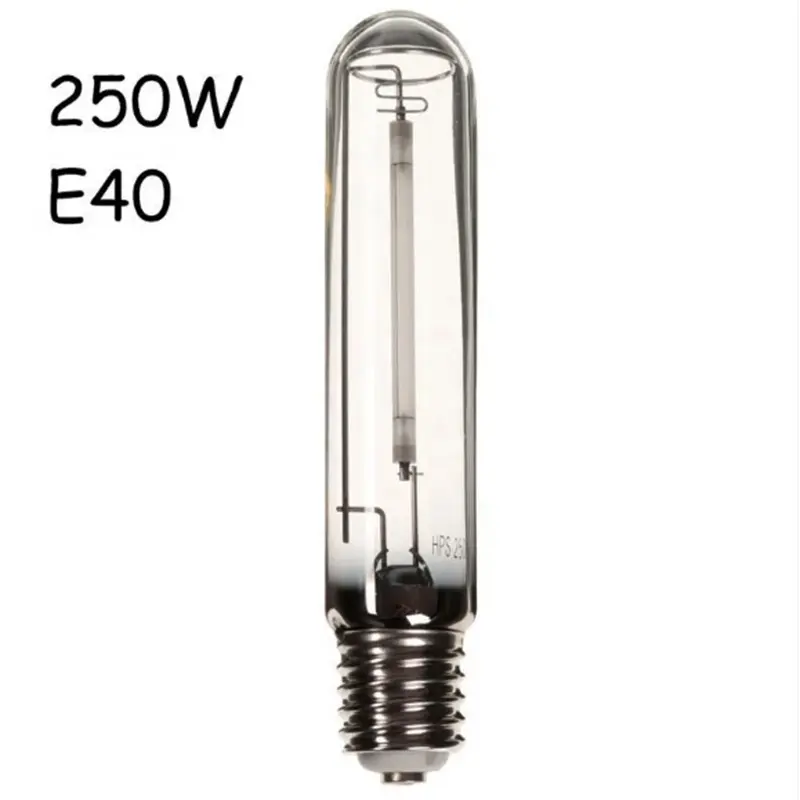 Bitki yetiştirme aydınlatma E40 T46 HPS yüksek basınçlı 250W sodyum lamba