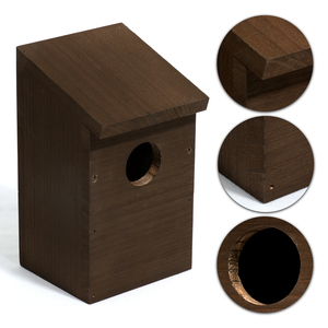 Maisons d'oiseaux en bois pour l'extérieur Nichoirs en bois de cèdre pour l'extérieur pour les oiseaux bleus - Product Image 4