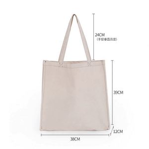 Sac fourre-tout en toile de coton bio réutilisable, imprimé avec logo personnalisé, écologique, épais, 100% coton, pour les courses - Product Image 2