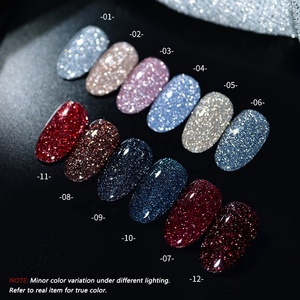 Esmalte de Uñas en Gel Disco Diamonds en Oferta, con Purpurina de Diamantes Triturados de Primera Calidad, Esmalte de Uñas en Gel UV No Tóxico, para Manicura DIY - Product Image 4