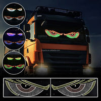 AE1 Lumière décorative de pare-brise de fenêtre USB pour voiture Devildom Angel Eye Display Panel Truck Bus LED Matrix Panel