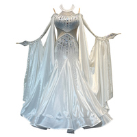 B-24076 personnalisé nouveau blackpool compétition robe de danse de salon haute qualité Chrisanne tissu robes de danse de salon à vendre