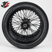Jantes CNC en aluminium haute performance 17 pouces pour Supermoto, kits de roues de course 2026 Sur-Ron Light Bee 2ème génération 100/80-17 130/70-17 pour E-Bike