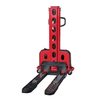 Mini-élévateur semi-électrique portable avec capacité de charge de 1000 kg à 500 kg, hauteur de levage de 1300 mm à 1600 mm, grue de levage