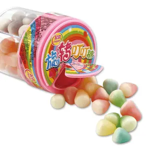 Kostenlose Probe Bulk bunte Speckle Jelly Bean Halal Soft Candy fruchtigen Geschmack köstliche Jelly Bean