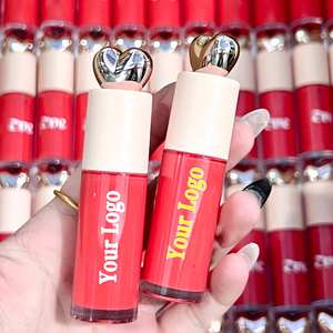 Brillant à lèvres avec logo personnalisé Rouge à lèvres liquide longue durée végétalien Vente en gros Brillant à lèvres scintillant biologique de marque privée - Product Image 1
