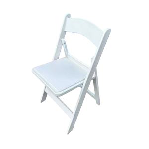 Sillas Plegables de Resina Blancas para Jardín, Fiestas, Banquetes y Bodas al por Mayor - Product Image 1