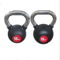 Kettlebells en fonte de fer et caoutchouc, écologiques, portables, durables, pour l'entraînement de force, logo personnalisé gratuit