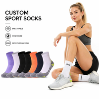 Chaussettes de sport professionnelles tricotées Coolmax, antibactériennes, désodorisantes, absorbant la transpiration, avec semelle en tissu éponge pour le badminton, pour jeunes