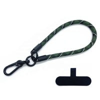Vente en gros 8mm polyester court étui de téléphone lanière universel téléphone portable charme dragonne accessoires de téléphone portable