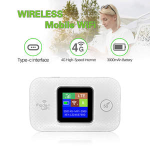 Router Wifi 4G de Bolsillo Desbloqueado con Batería de 3000 mAh, Router Wifi Universal 4G con Ranura para <span class=keywords><strong>Tarjeta</strong></span> SIM, Mini Router Wifi Portátil para Exteriores - Product Image 3