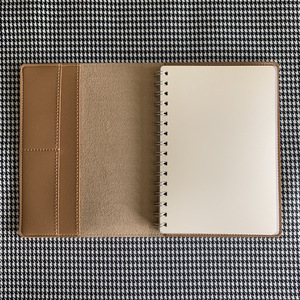 Couverture de carnet A5 minimaliste en similicuir pour les affaires et les procès-verbaux de réunions, étui de protection pour carnet en PU - Product Image 2