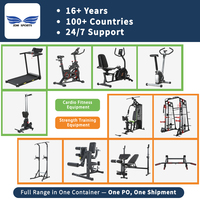 Banc de musculation pliable multifonctionnel en métal pour usage intérieur avec dossier réglable sur 4 niveaux