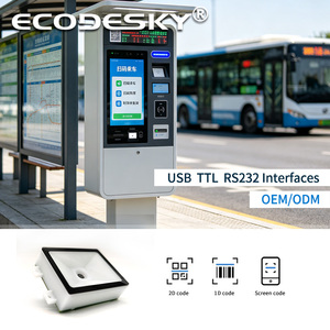 Goedkope EMT8021AMINI ingebouwde barcodescannermodule met USB-<span class=keywords><strong>interface</strong></span> QR-codescanner voor parkeerplaats - op voorraad - Product Image 1
